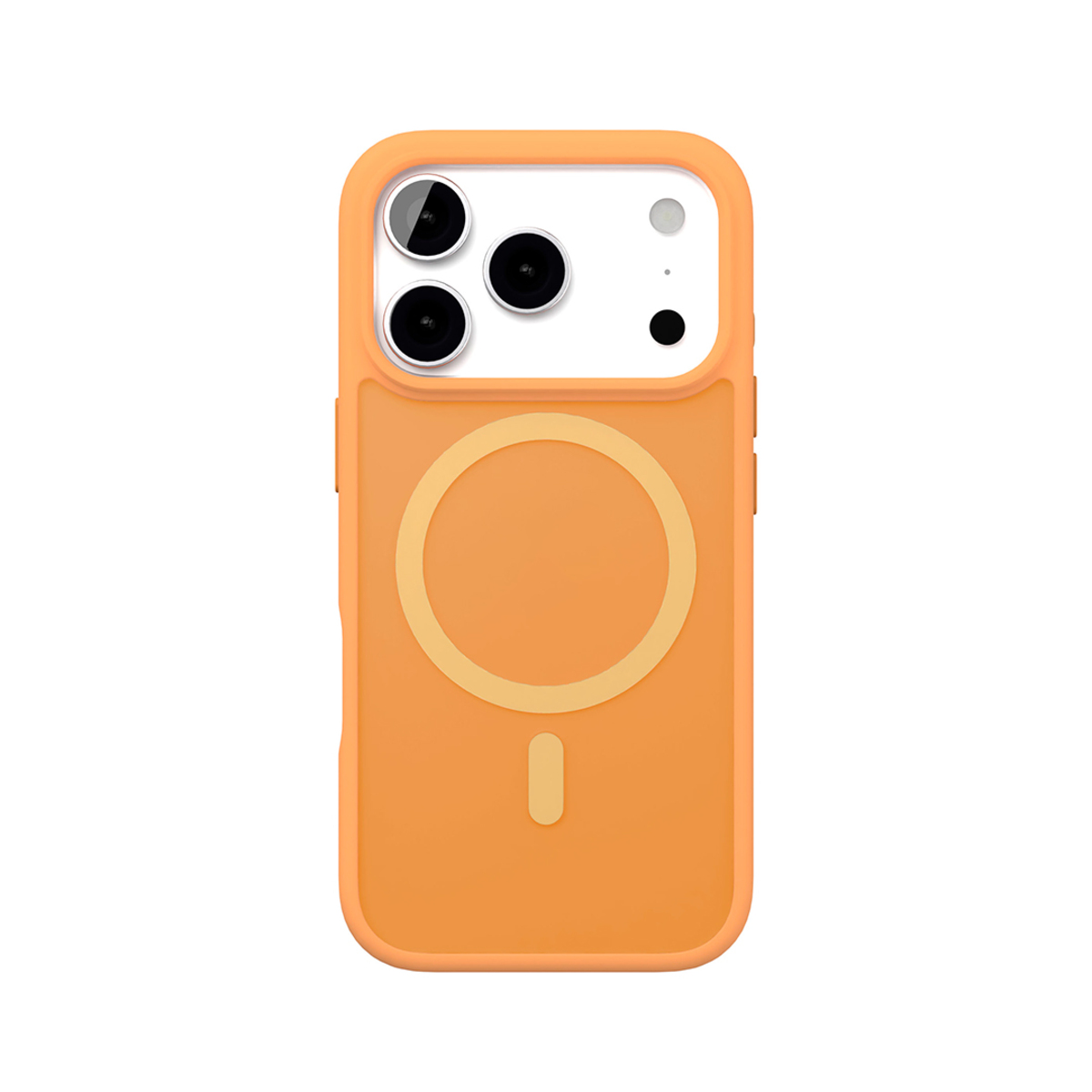 Чехол-накладка VLP Lite Bloom Case with MagSafe для смартфона Apple iPhone 17 Pro, оранжевый