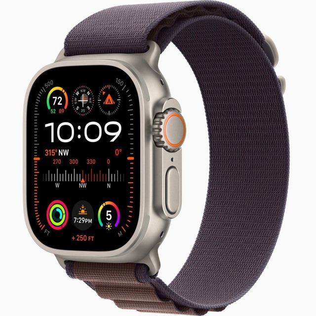 Умные часы Apple Watch Ultra 2 49mm Titanium Case with Alpine Loop M (Цвет: Indigo)