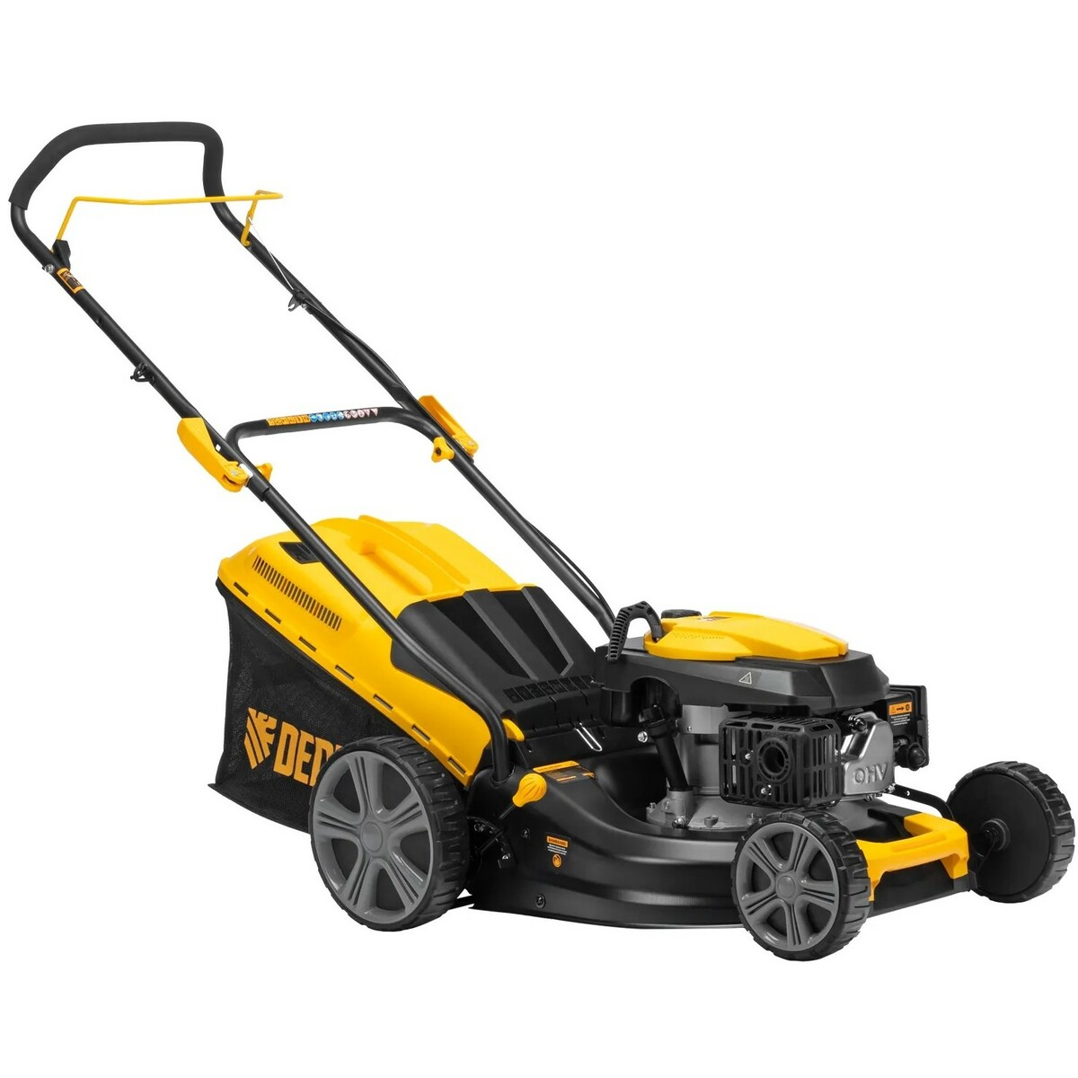 Газонокосилка роторная Denzel GLD-460 (Цвет: Yellow / Black)