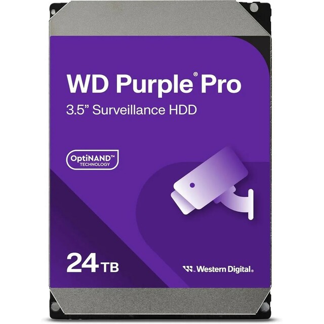 Жесткий диск WD SATA-III 24TB WD240PURP  Жесткий диск WD SATA-III 24TB WD240PURP