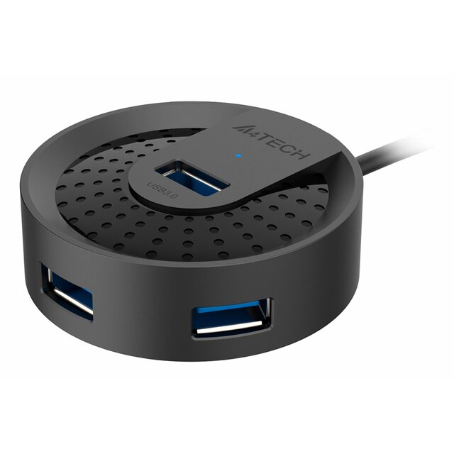 Разветвитель USB 3.0 A4Tech HUB-30, черный