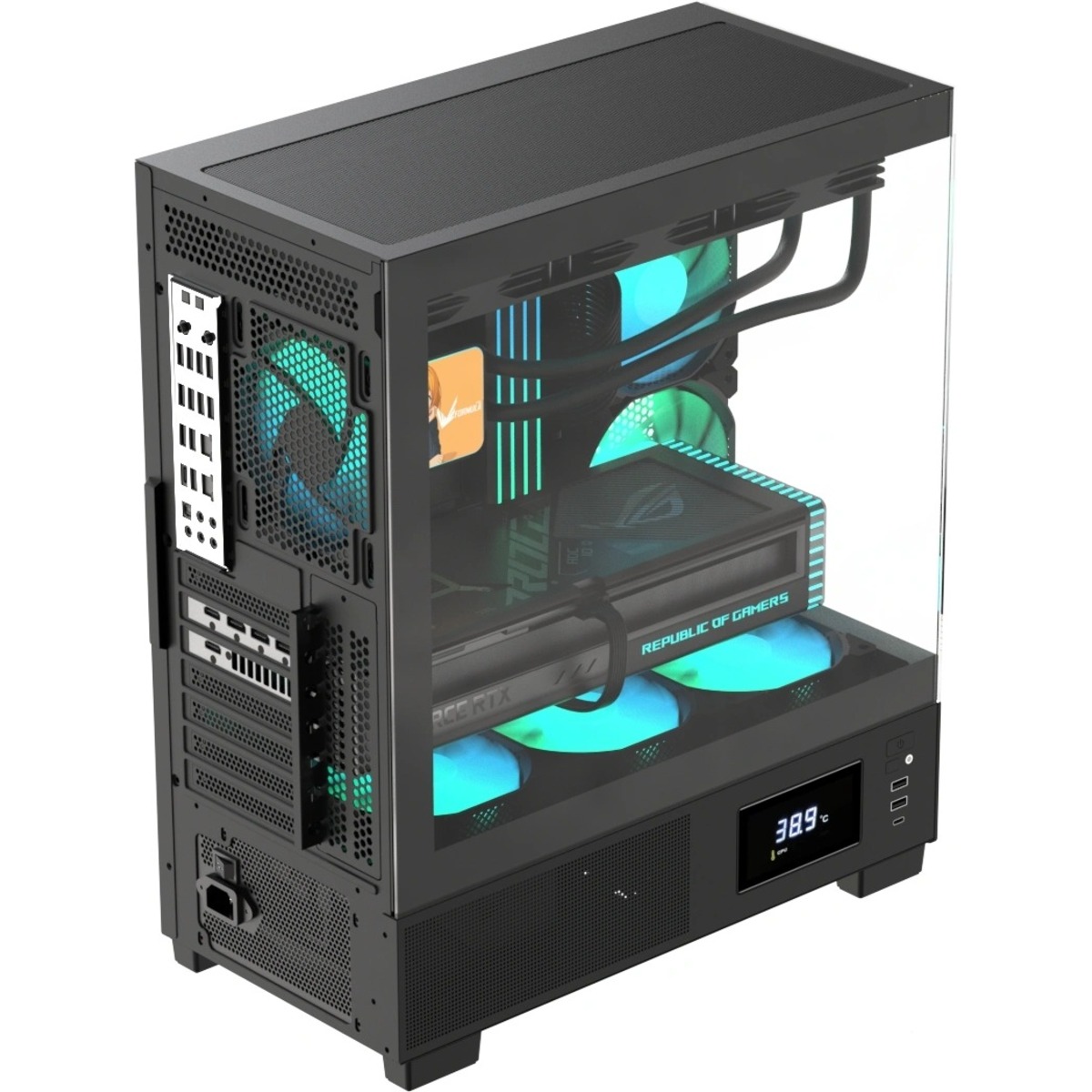 Корпус Formula Crystal E1, черный