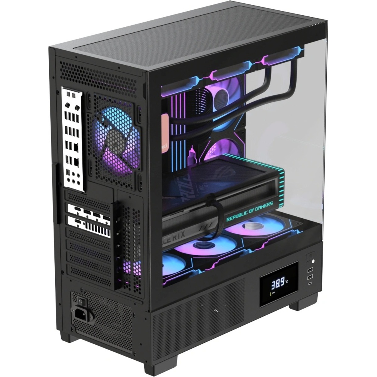 Корпус Formula Crystal E1 Floe, черный