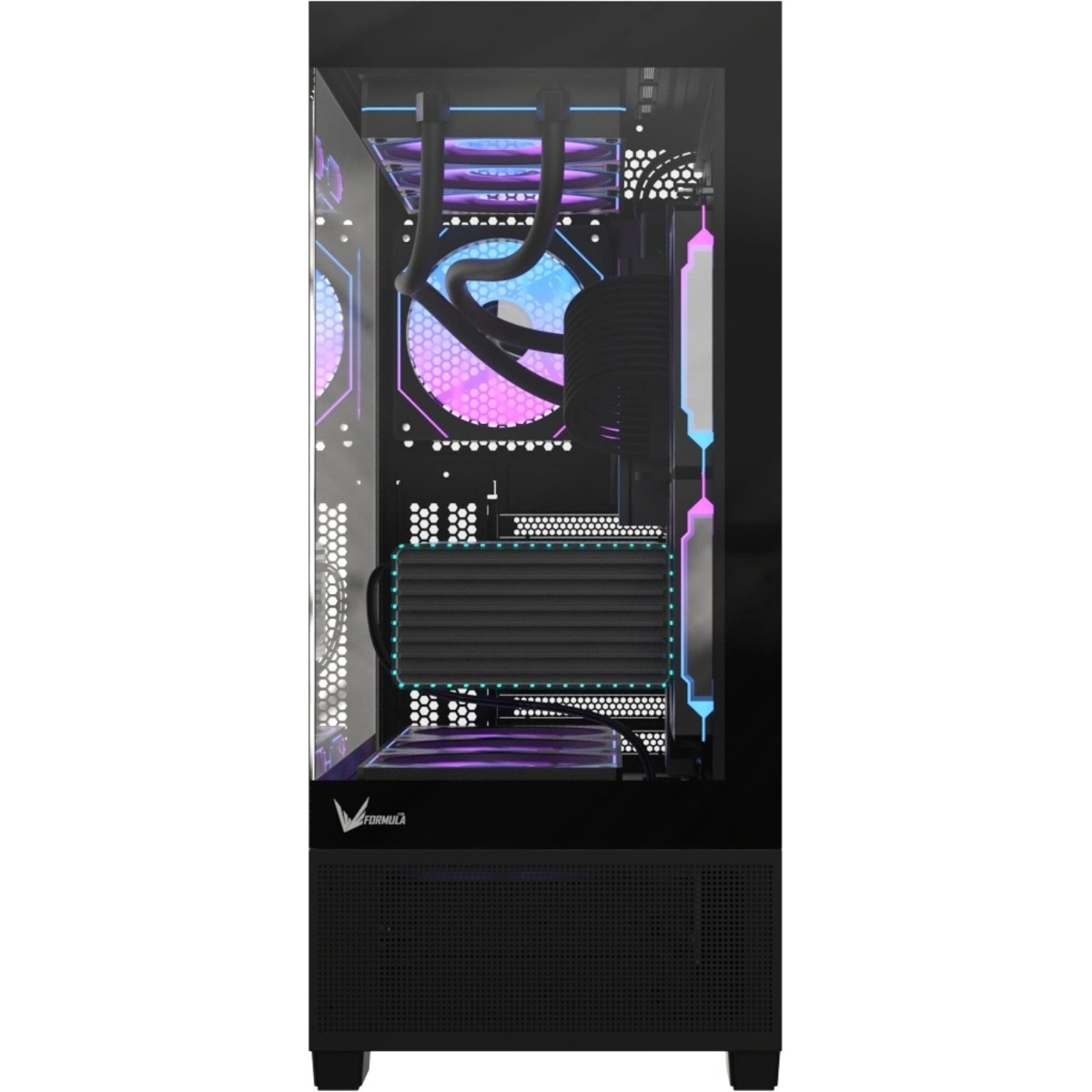 Корпус Formula Crystal E1 Floe, черный