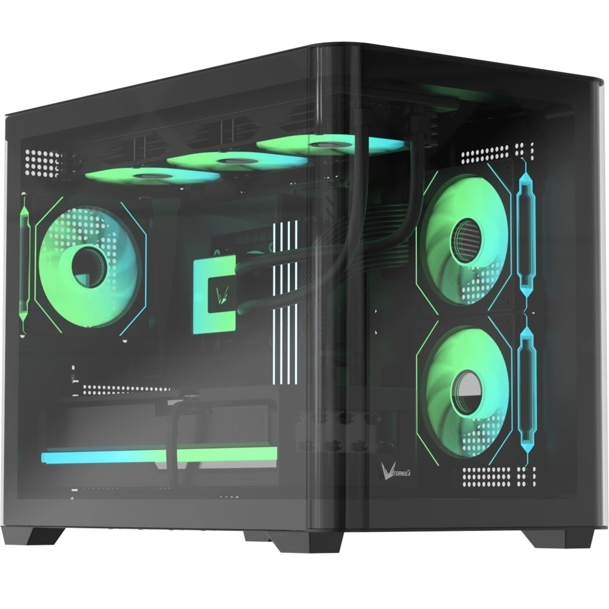 Корпус Formula Crystal U2M Floe, черный