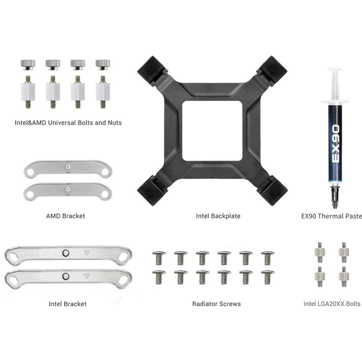 Система водяного охлаждения PcCooler DA360 Pro Digital WH ARGB