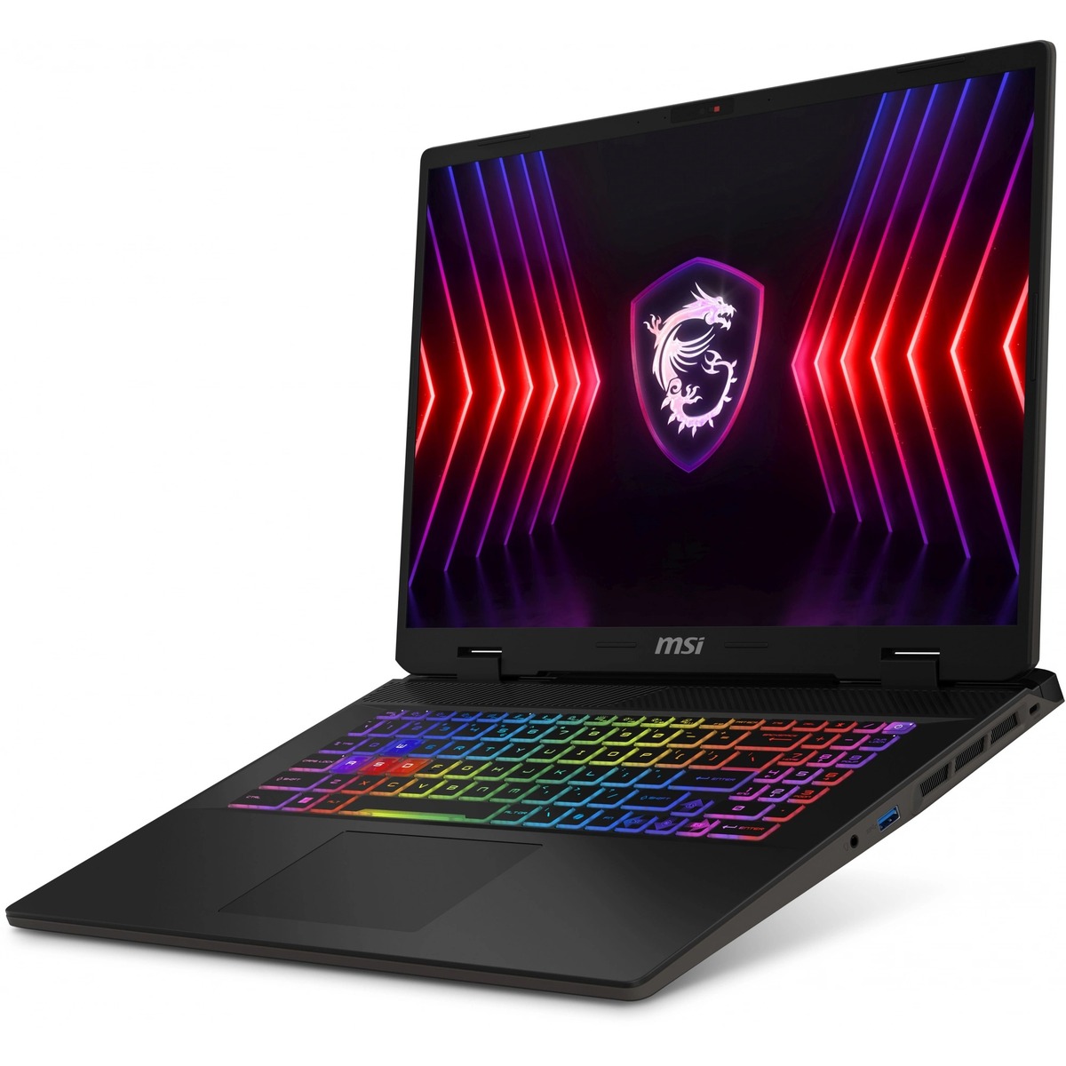 Ноутбук MSI Sword 17 HX B13VFKG-221XRU (Core i7 13700HX 32Gb SSD1Tb NVIDIA GeForce RTX4060 8Gb 17 IPS FHD+ (1920x1200) Free DOS grey space WiFi BT Cam)