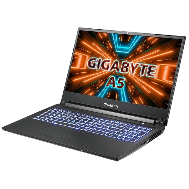 Ноутбук Gigabyte A5 K1 (AMD Ryzen 5 5600H 3.3Ghz/16Gb DDR4/SSD 512Gb/NVIDIA GeForce RTX 3060/15.6 /IPS/FHD (1920x1080)/DOS/black/WiFi/BT/Cam)