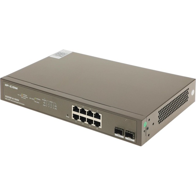 Коммутатор IP-Com G3310P-8-150W Коммутатор IP-Com G3310P-8-150W