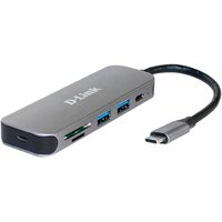 Разветвитель USB 2.0 D-Link DUB-2325, черный