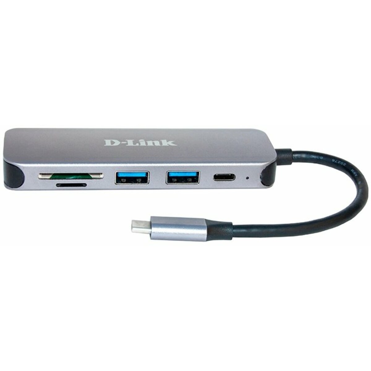 Разветвитель USB 2.0 D-Link DUB-2325, черный