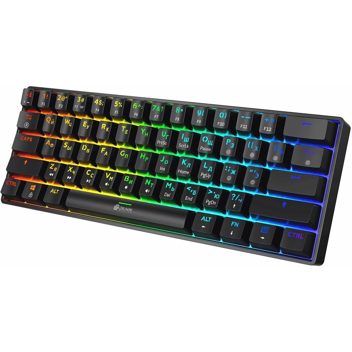 Клавиатура Oklick K713X механическая, черный 