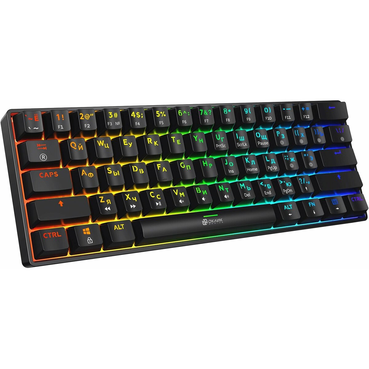 Клавиатура Oklick K713X механическая, черный 