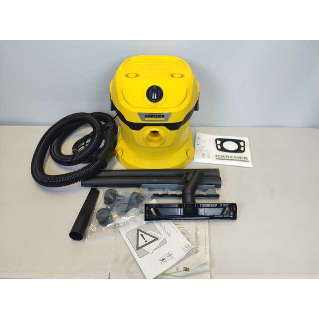 Строительный пылесос Karcher WD 2 Plus V-12 / 4 / 18 (Цвет: Yellow) Строительный пылесос Karcher WD 2 Plus V-12 / 4 / 18 (Цвет: Yellow)