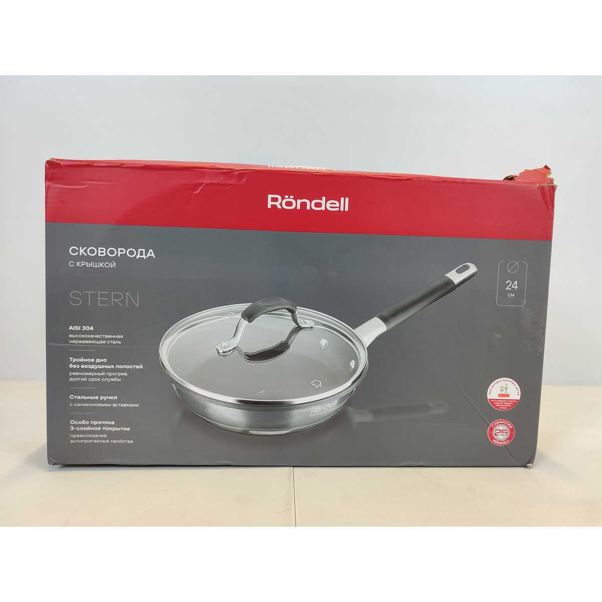 Сковорода Rondell Stern RDS-092 (Цвет: Gray)