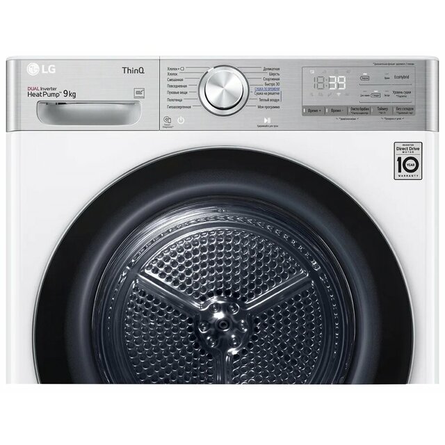 Сушильная машина LG DC90V9V9E (Цвет: White)