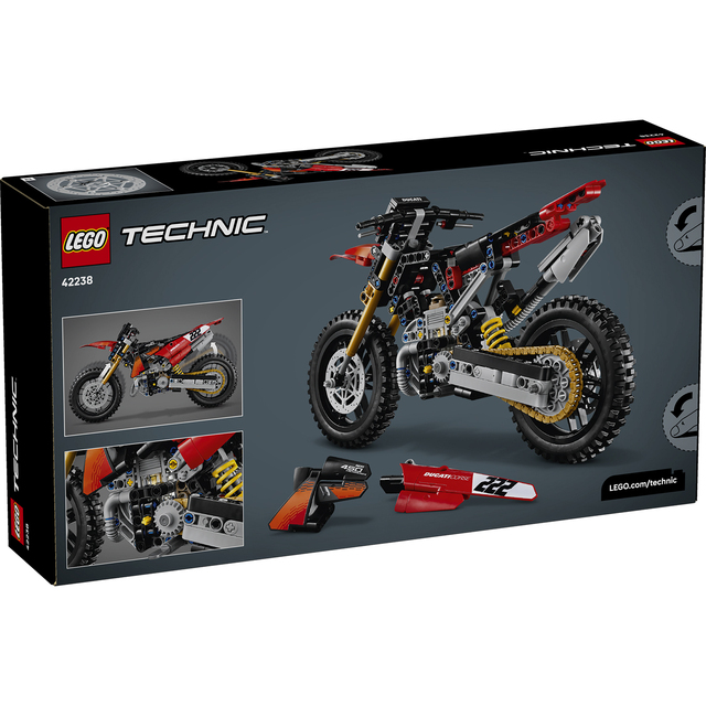 Конструктор LEGO Technic 42238 Мотоцикл Ducati Desmo450 MX Factory