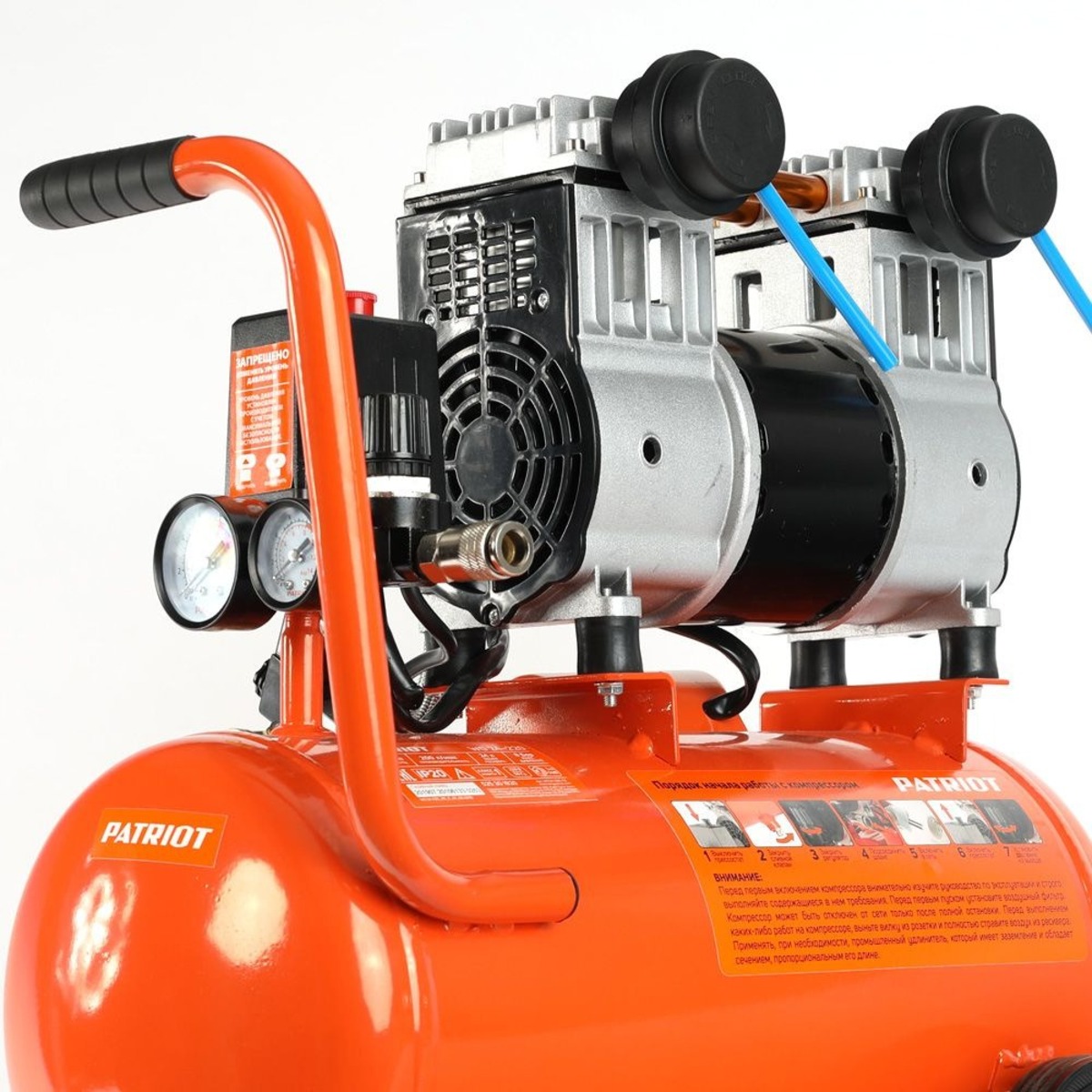 Компрессор поршневой Patriot WO 24-220 (Цвет: Orange)