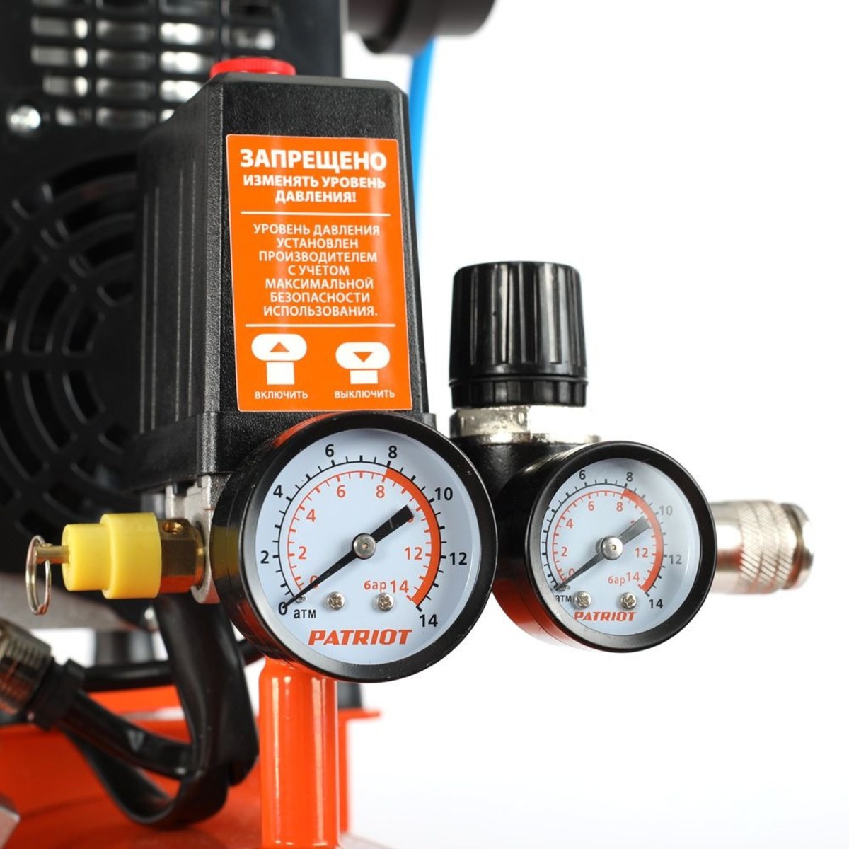 Компрессор поршневой Patriot WO 24-220 (Цвет: Orange)