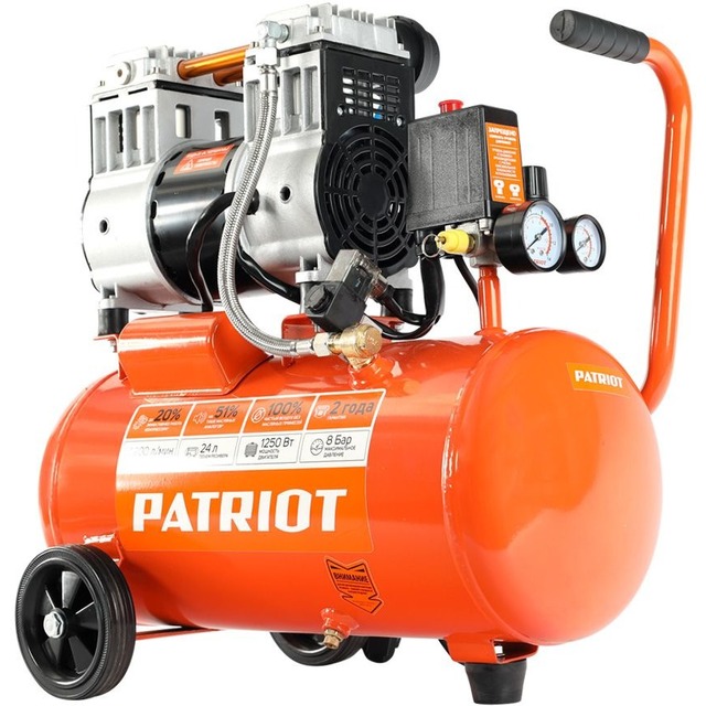 Компрессор поршневой Patriot WO 24-220 (Цвет: Orange)