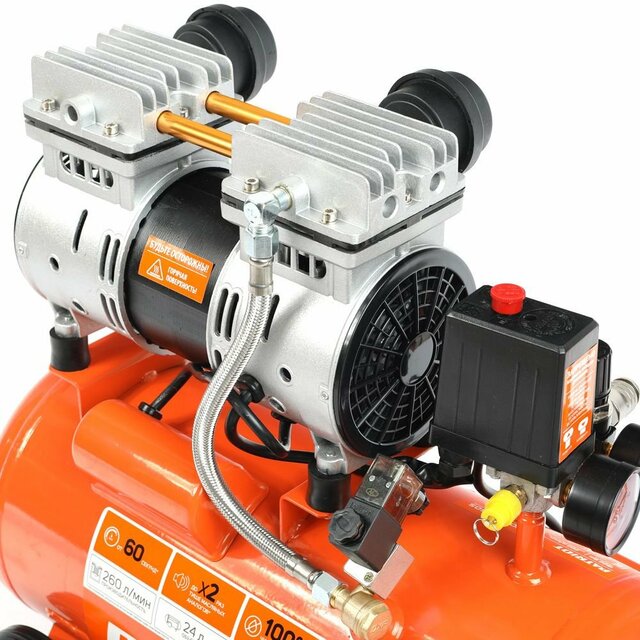 Компрессор поршневой Patriot WO 24-260S (Цвет: Orange) Компрессор поршневой Patriot WO 24-260S (Цвет: Orange)