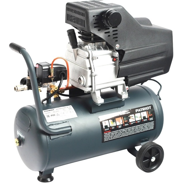 Компрессор поршневой Patriot Professional 24-320, черный