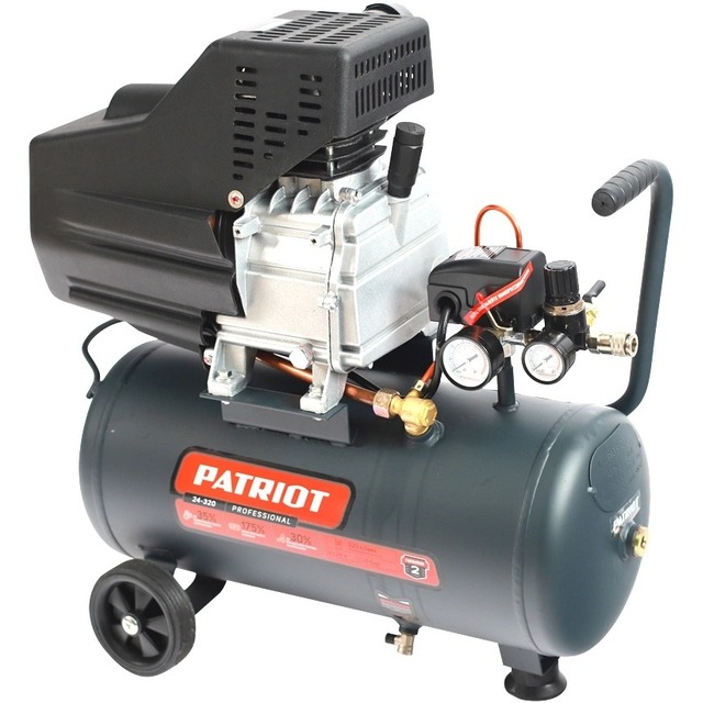 Компрессор поршневой Patriot Professional 24-320, черный