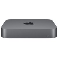 ПК Apple Mac mini MXNF2RU/A slim i3 8100 (3.6)/8Gb/SSD256Gb/UHDG 630/macOS/GbitEth/WiFi/BT/150W/темно-серый