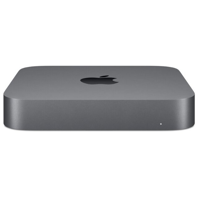 ПК Apple Mac mini MXNF2RU / A slim i3 8100 (3.6) / 8Gb / SSD256Gb / UHDG 630 / macOS / GbitEth / WiFi / BT / 150W / темно-серый