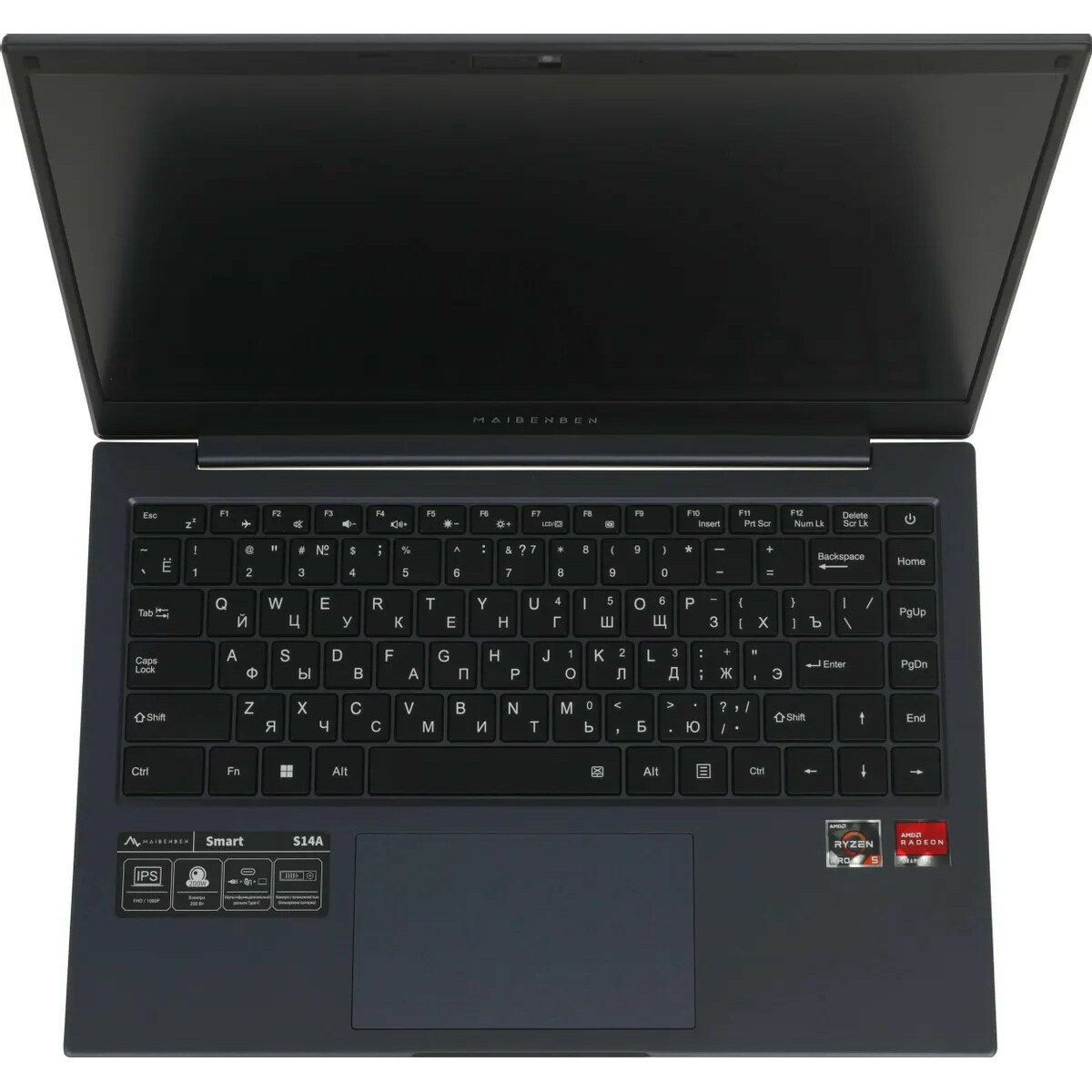 Ноутбук Maibenben S14A-R545UM (Ryzen 5 Pro 4650U 2.1Ghz / 8Gb DDR4 / SSD512Gb / AMD Radeon Graphics / 14 Ноутбук Maibenben S14A-R545UM (Ryzen 5 Pro 4650U 2.1Ghz / 8Gb DDR4 / SSD512Gb / AMD Radeon Graphics / 14