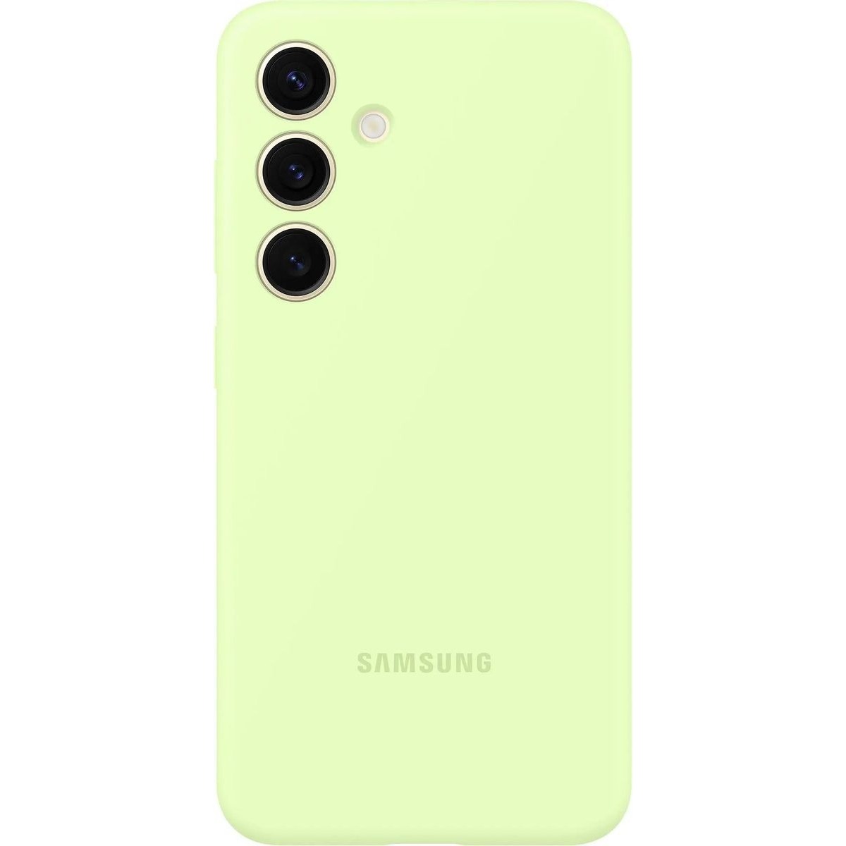 Чехол-накладка Samsung Silicone Case для смартфона Samsung Galaxy S24+ (Цвет: Lime)