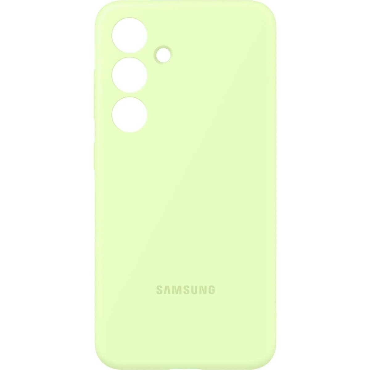 Чехол-накладка Samsung Silicone Case для смартфона Samsung Galaxy S24+ (Цвет: Lime)