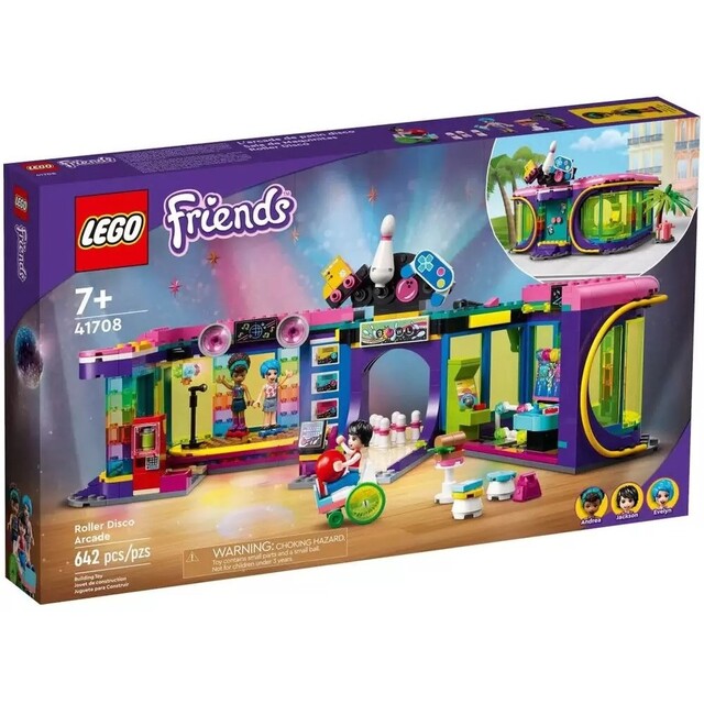 Конструктор LEGO Friends Roller Disco Arcade 41708 Конструктор LEGO Friends Roller Disco Arcade 41708