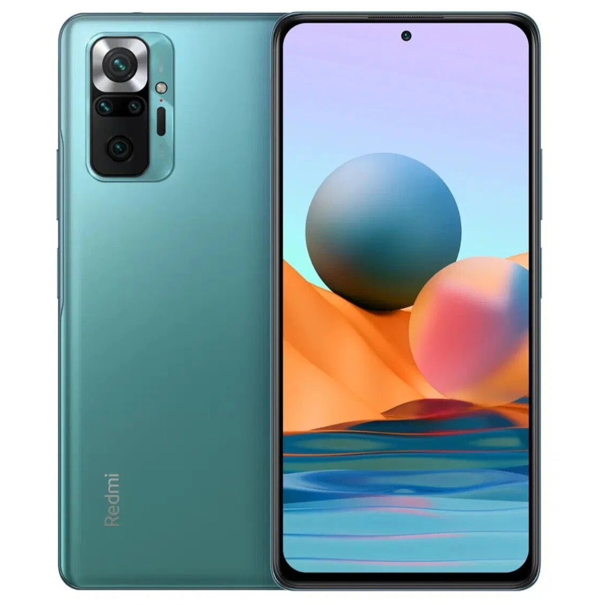 Смартфон Xiaomi Redmi Note 10 Pro 6/64Gb (Цвет: Aurora Green) - купить в  СПб по выгодным ценам с доставкой (Артикул 00359426)