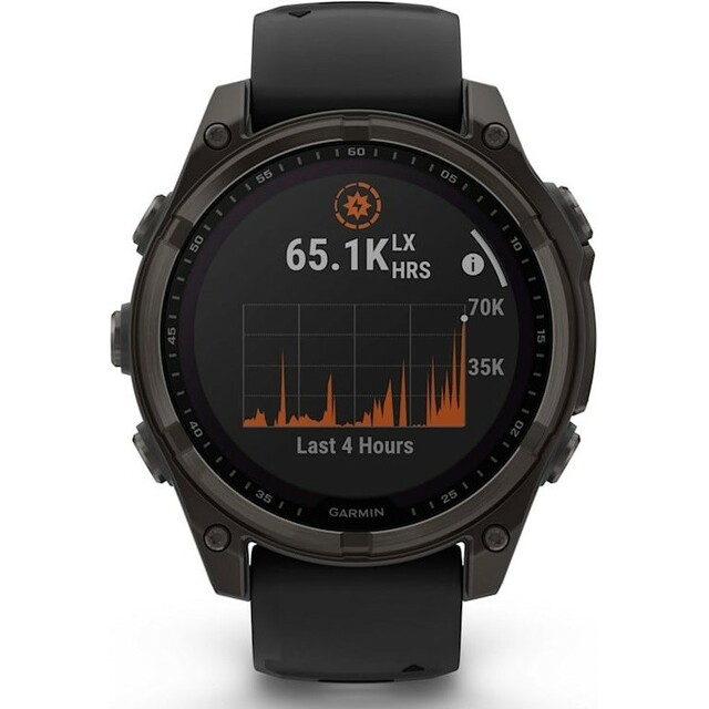 Умные часы Garmin Fenix 8 47mm Solar Sapphire DLC (Цвет: Carbon Gray / Black) Умные часы Garmin Fenix 8 47mm Solar Sapphire DLC (Цвет: Carbon Gray / Black)