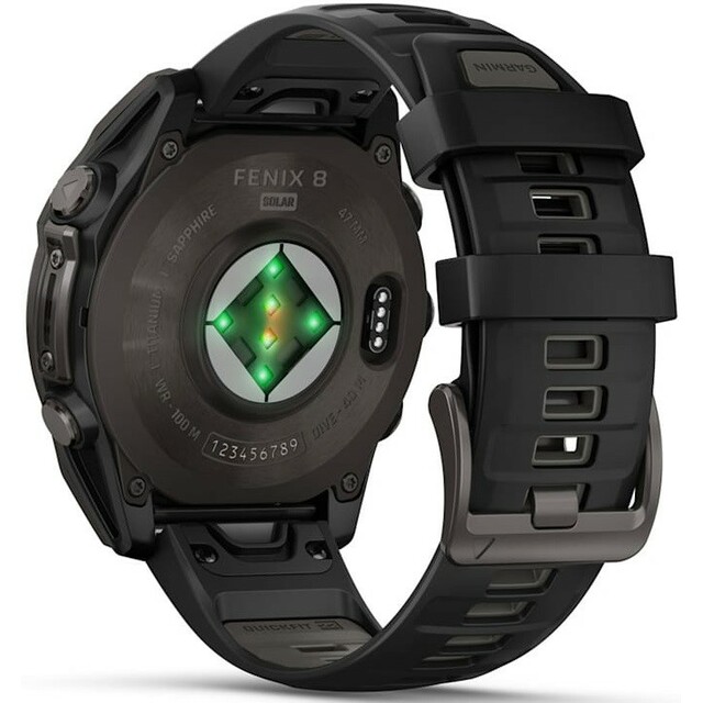 Умные часы Garmin Fenix 8 47mm Solar Sapphire DLC (Цвет: Carbon Gray / Black) Умные часы Garmin Fenix 8 47mm Solar Sapphire DLC (Цвет: Carbon Gray / Black)