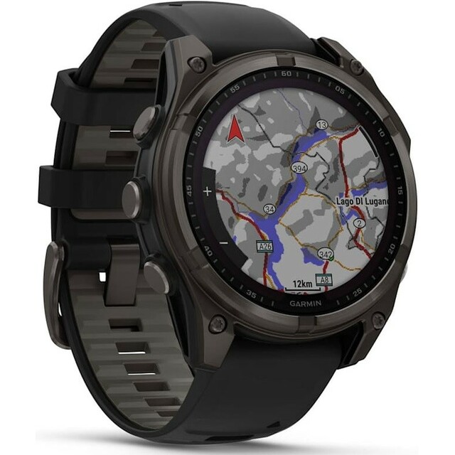 Умные часы Garmin Fenix 8 47mm Solar Sapphire DLC (Цвет: Carbon Gray / Black) Умные часы Garmin Fenix 8 47mm Solar Sapphire DLC (Цвет: Carbon Gray / Black)