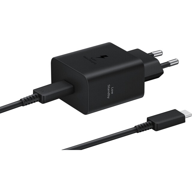 Сетевое зарядное устройство Samsung EP-T4511 45W Type-C+Сable, черный