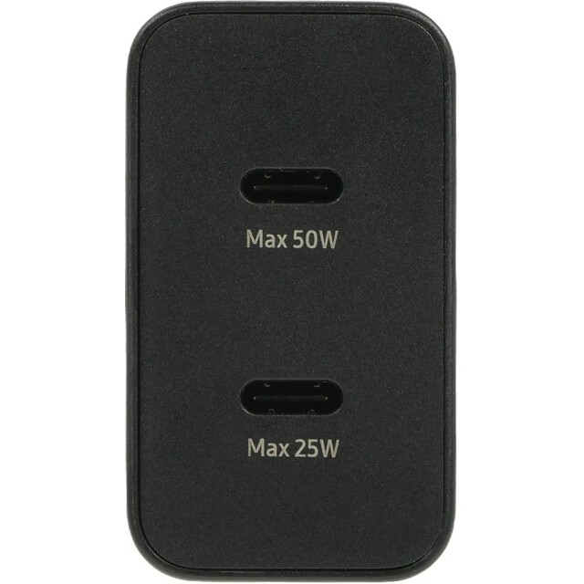 Сетевое зарядное устройство Samsung EP-T5020 50W Duo Type-C+Сable, черный