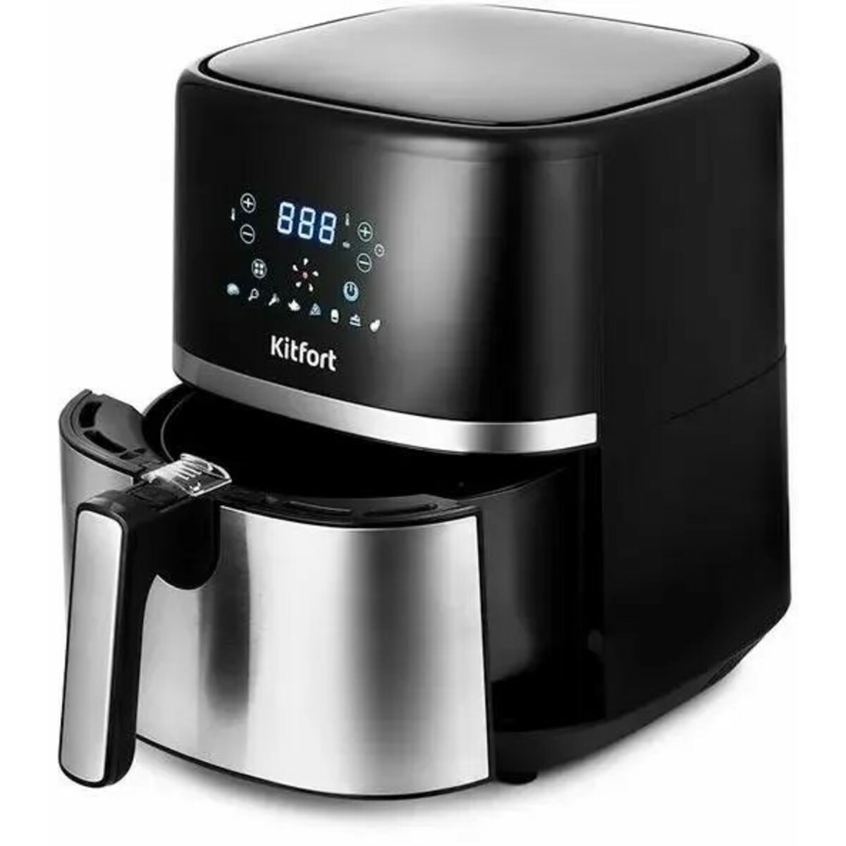 Аэрогриль Kitfort КТ-2221 (Цвет: Black / Silver)