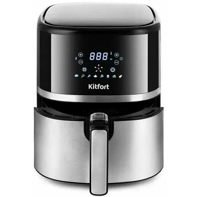 Аэрогриль Kitfort КТ-2221 (Цвет: Black/Silver)