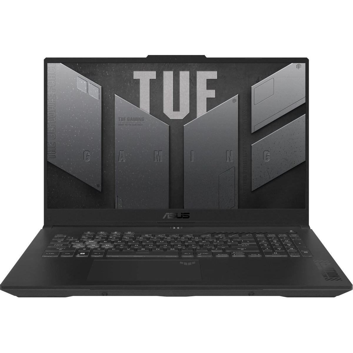 Ноутбук Asus TUF Gaming F17 FX707ZV4-HX084W Core i7 12700H 16Gb SSD512Gb NVIDIA GeForce RTX4060 8Gb 17.3 IPS FHD (1920x1080) Windows 11 Home grey WiFi BT Cam (90NR0FB5-M00520)