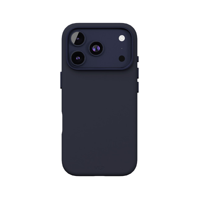 Чехол-накладка VLP Aster Pro Case with MagSafe для смартфона Apple iPhone 17 Pro (Цвет: Dark Blue)
