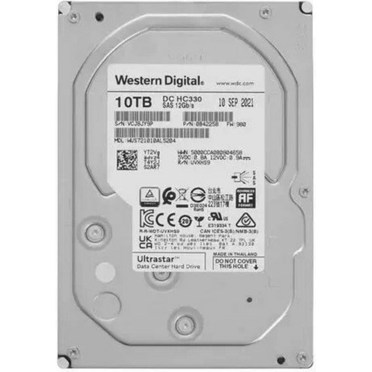 Жесткий диск Western Digital SAS 3.0 10TB WUS721010AL5204 