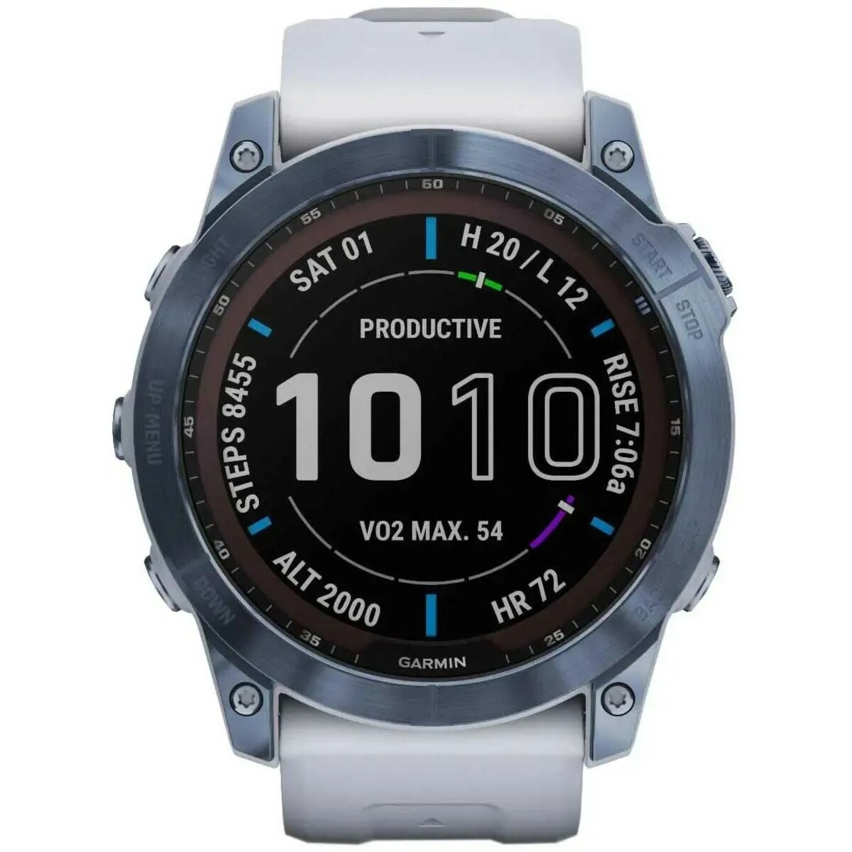 Умные часы Garmin Fenix 7X Sapphire Solar (Цвет: Mineral Blue)