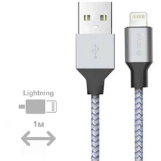 Кабель Devia Tube Cable USB to Lightning 1m (Цвет: Black)