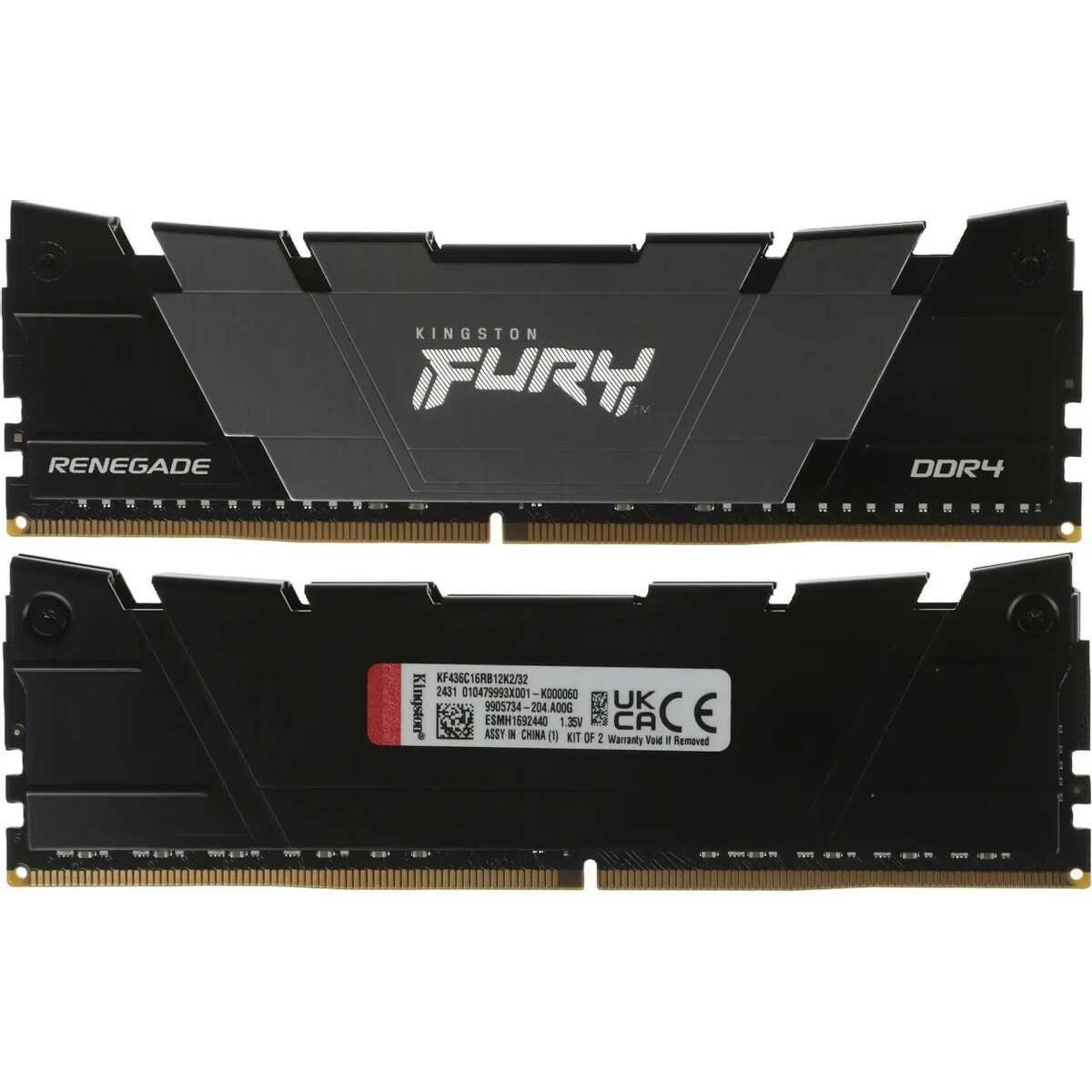 Память DDR4 2x16Gb 3600MHz Kingston KF436C16RB12K2 / 32