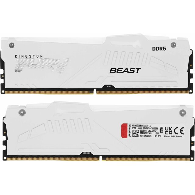 Память DDR5 2x16GB 6000MHz Kingston KF560C36BWE2AK2-32 Память DDR5 2x16GB 6000MHz Kingston KF560C36BWE2AK2-32