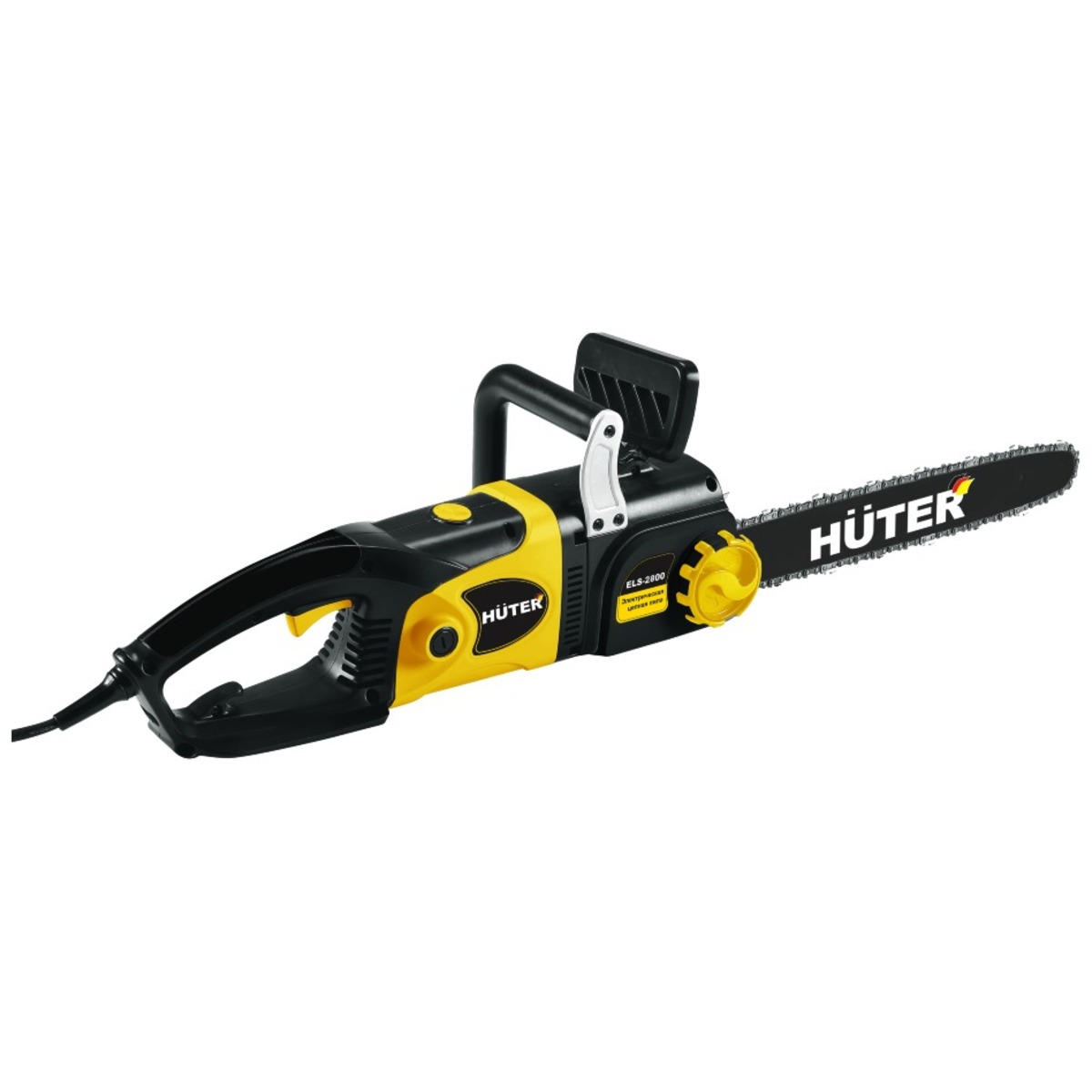 Электрическая цепная пила Huter ELS-2800 (Цвет: Black / Yellow)
