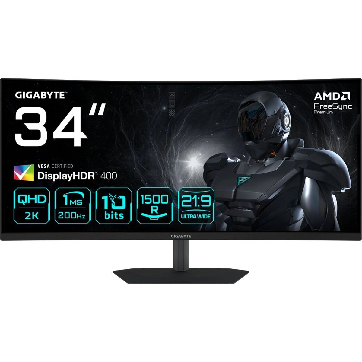 Монитор Gigabyte 34" G34WQC2 EK, черный